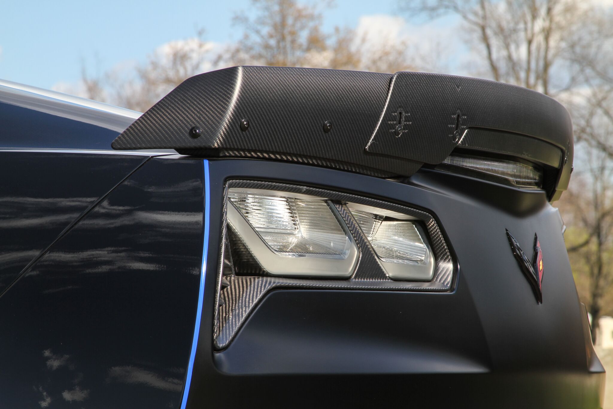 C7 Corvette ConceptZ Supercharged Z06 Nowicki Carbon Fiber OE-style Rear Spoiler Only, No Wicker